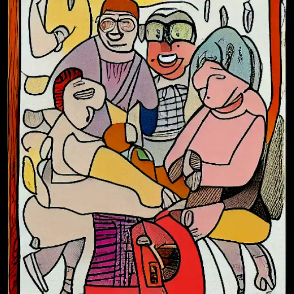 La imagen debe representar a varios lectores tarot y sus perfiles de redes sociales, enfatizando cómo se puede evaluar su confiabilidad sobre la base de contenidos e interacciones.