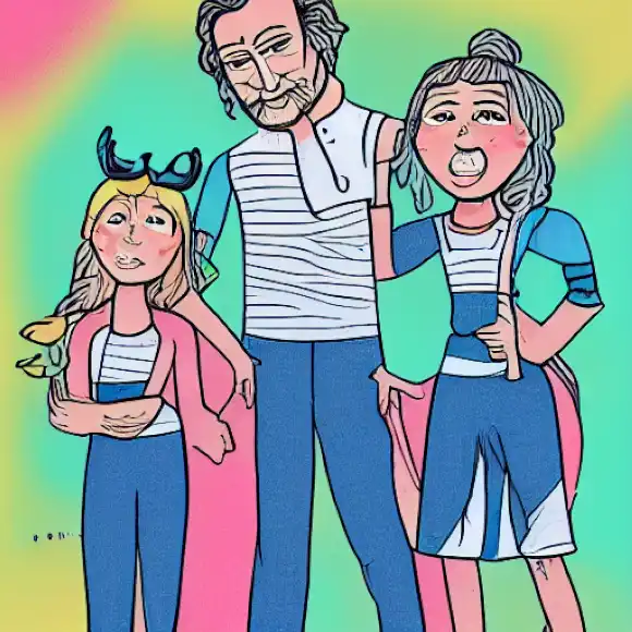La imagen representa a las tres hijas de David Bisbal, un reconocido cantante español, participando en conciertos y compartiendo momentos en las redes sociales junto a su padre.
