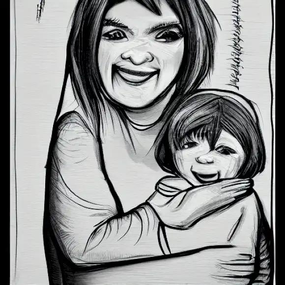 La imagen representa a Cristina Pedroche compartiendo su experiencia como madre a Laia, hija de Dabiz Muñoz.