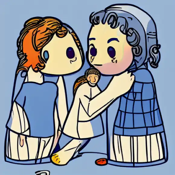 La imagen simboliza el vínculo amoroso entre Daniel Diges y Alejandra Ortiz-Echagüe como padres a sus hijos, Galileo y Eliot.