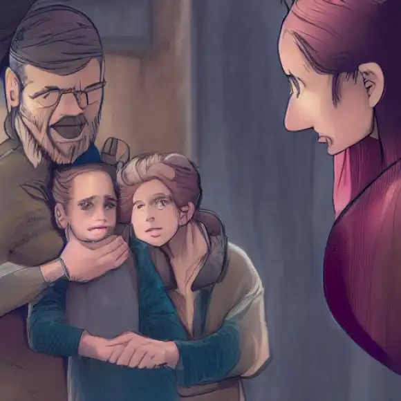 La imagen debe representar el vínculo amoroso entre Daniel Diges y Alejandra Ortiz-Echagüe mientras aprecian a sus hijos, Galileo y Eliot.