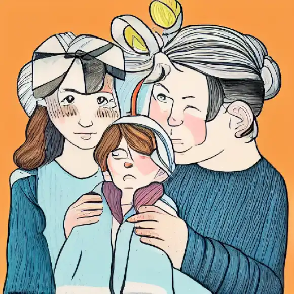 La imagen describe aspectos de la vida personal de Roberto Leal, incluyendo su hermana menor Mercedes y sus dos hijos.