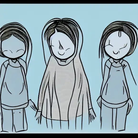 La imagen refleja el profundo dolor de tres niños que lloran la pérdida de su amada madre, Hilda Siverio.