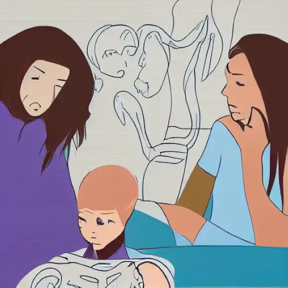 La imagen debe representar a Isabel Jiménez discutiendo abiertamente las luchas y los triunfos de la crianza de sus hijos pequeños, enfatizando el viaje emocional de una familia moderna.