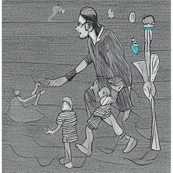 La imagen debe representar visualmente a Jaime Lorente discutiendo su viaje como padre, equilibrando el trabajo y la familia a través de estrategias eficaces.