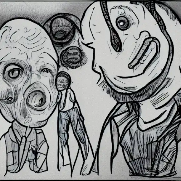 La imagen demuestra la independencia de Lucas Cantó de la influencia de su padre, afirmando su singular perspectiva artística e ideológica.
