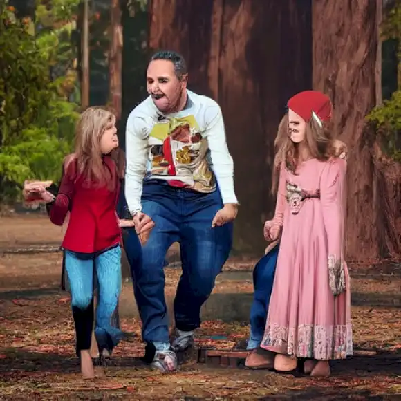 Una fotografía alentadora captura el vínculo genuino entre Manuel Díaz El Cordobés y sus hijos Alba, Manu y Triana.