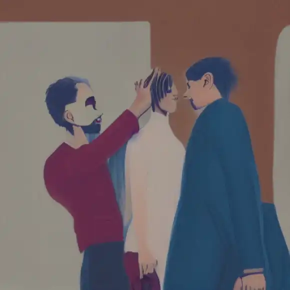 La imagen representa a Elías mostrando un vínculo único entre María José Suárez y Álvaro Muñoz Escassi dentro del ámbito de las redes sociales.