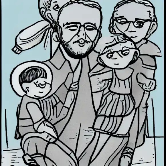 La imagen debe representar un homenaje conmovedor al P. Miguel Pedraza a través de la carta de Mary Pedraza.