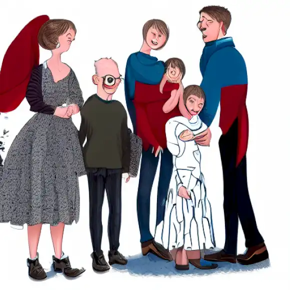 La imagen retrata los momentos familiares amorosos entre Megan y Gorka, capturando su vínculo romántico y alegría con sus nietos.